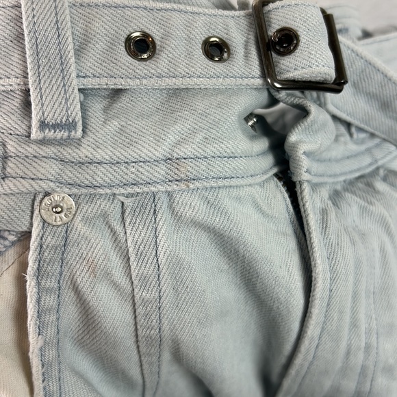 Agolde Riya Tappered paper bag high waist baggy jeans Size 27 - Picture 9 of 10